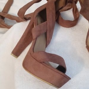 Tie up Platform Sandals